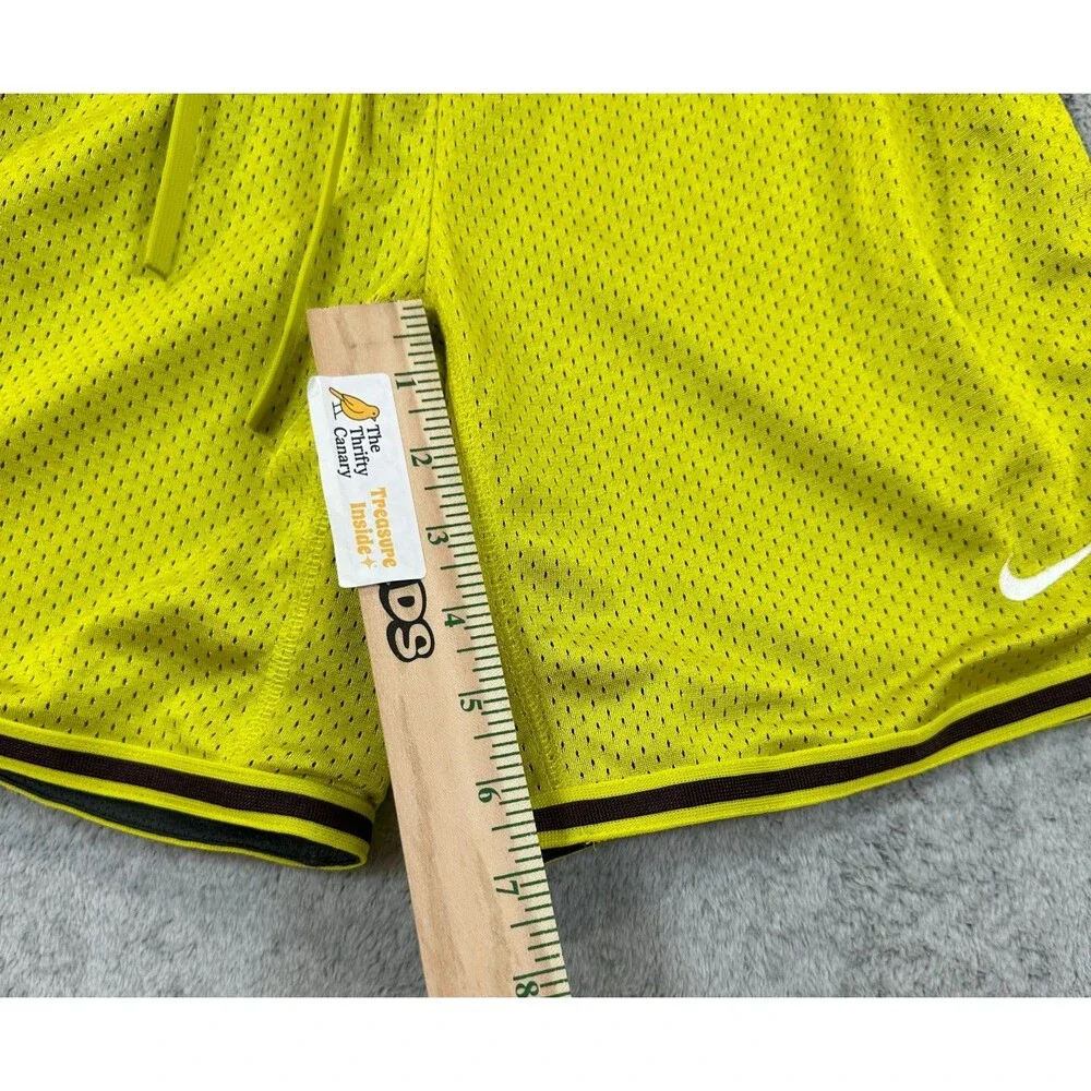 Nike Shorts Men’s XS | Y2K  Retro Dri-FIT Yellow Mesh Athletic Training Running